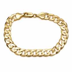 Pre Owned 9ct Curb Bracelet ZV897